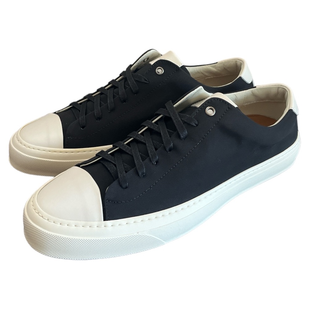 Good Man Brand Men's 10. 5 Legacy Low Top Black Nylon White Leather Cap Toe/Trim